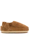 Moon Boot High Luxury Suede Band Sandals In Multi