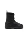 Moon Boot High-top Black Nylon Stivali Luna In Black