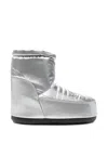 Moon Boot Icon Ankle Boots In Silver