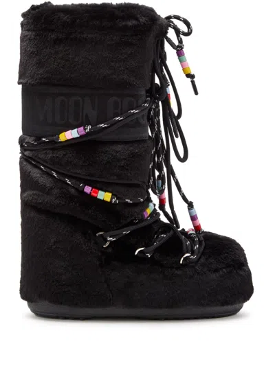 MOON BOOT ICON FAUX-FUR SNOW BOOTS