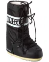 Moon Boot Icon Tall Nylon Snow Boots In Black