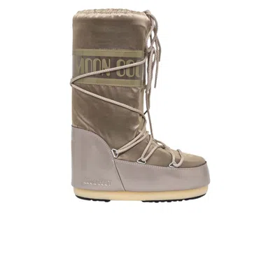 Pre-owned Moon Boot Icon Boot 'glance Gold' | Men's Size 36.5