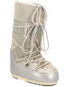 Moon Boot Moonboot Metallic Boots With Lace-up Design In Gold