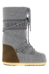 Moon Boot Logo-embellishment Boots In Gray