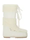 Moon Boot Women's Icon Faux Fur Knee-high Boots White In White