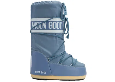 Pre-owned Moon Boot Icon Boot (women's) Sneakers In Elephant Grey In Gray