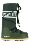 Moon Boot Icon Lace-up Padded Boots In Green