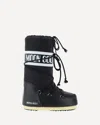 Moon Boot Icon Shell And Faux Leather Snow Boots In Black