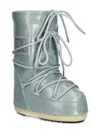 Moon Boot Icon Glitter Snow Boots In Blue