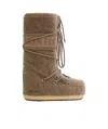 Moon Boot Icon Felt Boots In Brown