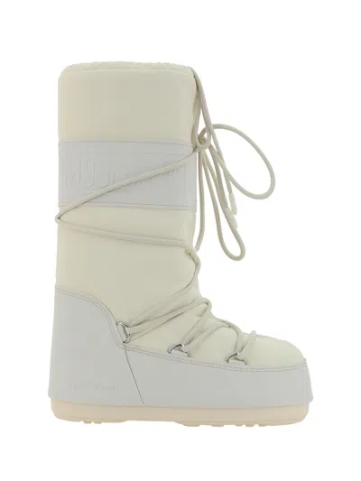 Moon Boot Icon Boots In Cream