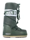 Moon Boot Icon High Nylon Boots In Green