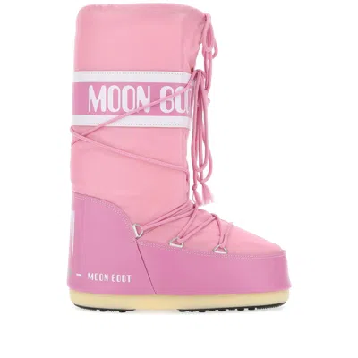 Moon Boot Icon Boots In Pink