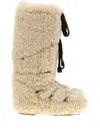 Moon Boot Ivory Eco Fur Icon Boots In White