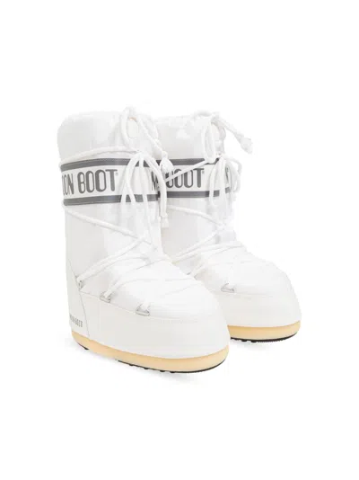 Moon Boot Kids' Icon Boots In White