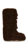 Moon Boot Icon Curly Extra Boot In Brown