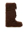 Moon Boot Icon Curly Extra Boots In Brown