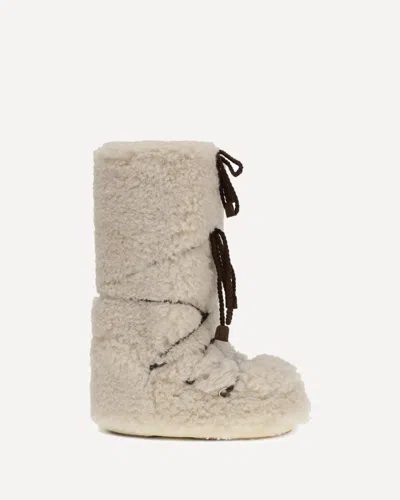 Moon Boot Icon Curly Extra Snow Boots In White