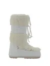 Moon Boot Women's Icon Faux Fur Knee-high Boots White