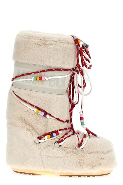 Moon Boot 'icon Faux-fur Beads' Boots