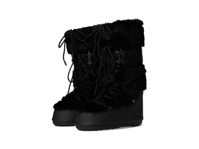 Moon Boot Icon Faux Fur In Brown