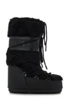 Moon Boot Icon Faux Fur Boots In Black