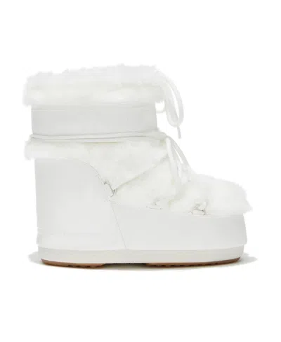 MOON BOOT ICON FAUX-FUR SNOW BOOTS