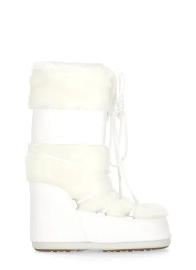 MOON BOOT ICON FAUX FUR SNOW BOOTS