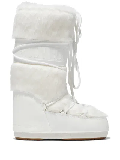 MOON BOOT ICON FAUX-FUR SNOW BOOTS