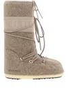 Moon Boot Icon Felt Boots In Neutrals