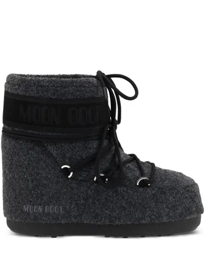Moon Boot Mb Icon Low Felt Black Melange