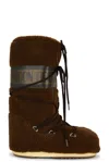 Moon Boot Icon Fleece Boot In Brown