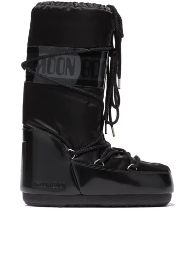 Moon Boot Icon Glance Black Boots