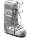 Moon Boot Icon Glance Metallic Shell And Pvc Snow Boots In Silver