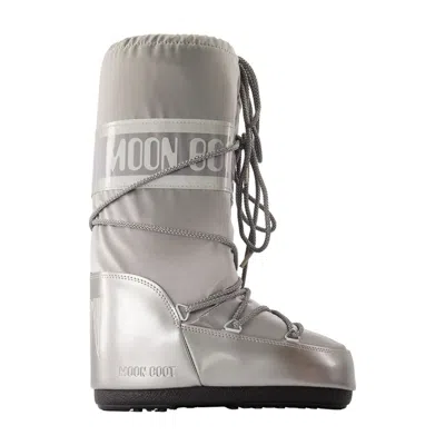 MOON BOOT ICON GLANCE BOOTS MOON BOOT SYNTHETIC SILVER