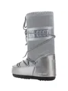 Moon Boot Icon Glance Boot In Nylon In Silver