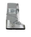 Moon Boot Icon Glance Metallic Shell And Pvc Snow Boots In Gray