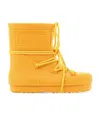 Moon Boot Woman Ankle Boots Marigold Size 6-7 Rubber In Yellow