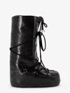 Moon Boot Icon Glitter Boots In Black