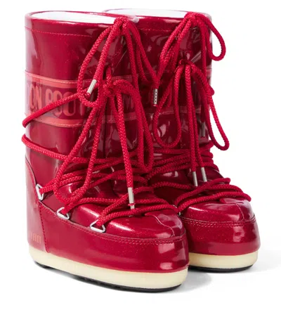 MOON BOOT ICON GLITTER SNOW BOOTS