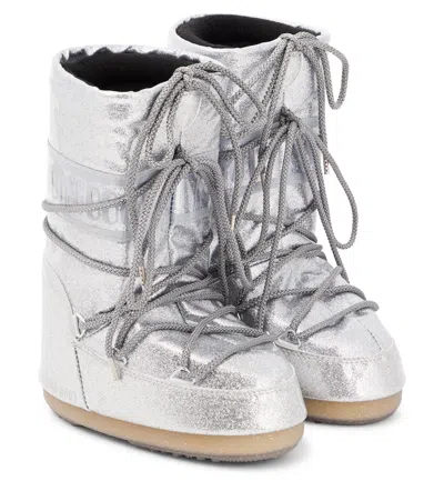 MOON BOOT ICON GLITTER SNOW BOOTS