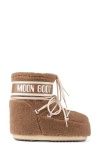Moon Boot Icon Low Fleece Teddy Snow Boots In Brown