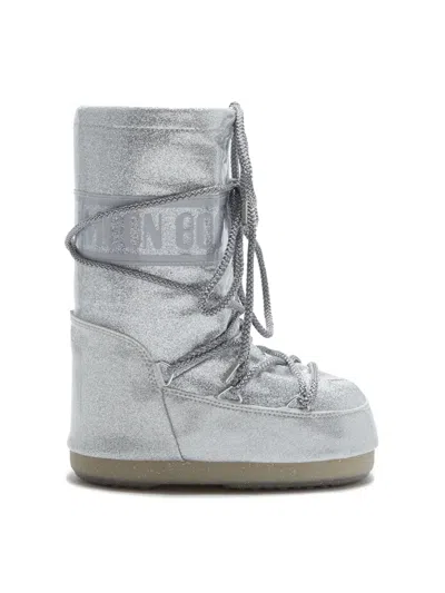MOON BOOT ICON JUNIOR GLITTER SNOW BOOTS