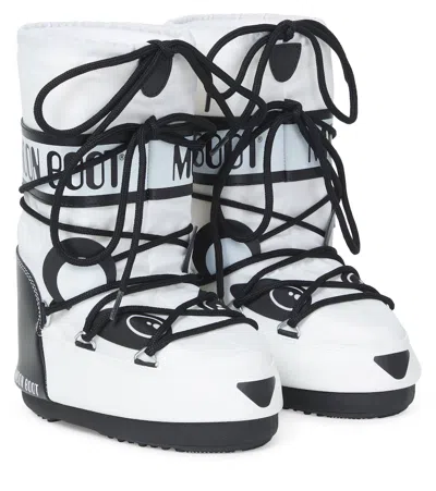 Moon Boot Kids' Icon Junior Snow Boots In White