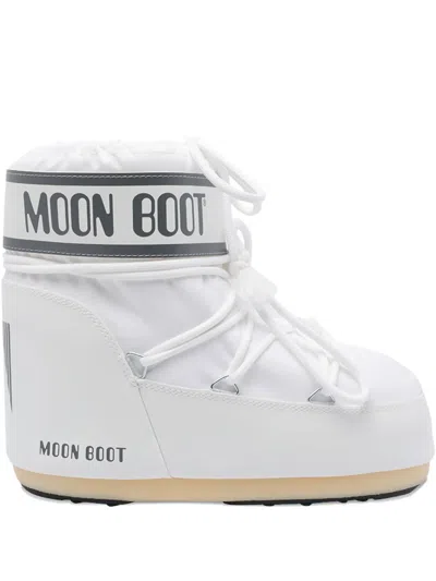 Moon Boot Icon Lace-up Boots In White