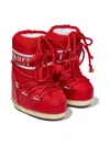 Moon Boot Icon Logo-detail Snow Boots In Red