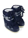 Moon Boot Icon Logo-plaque Boots In Blue