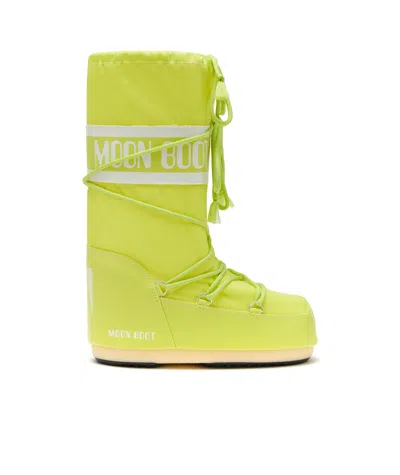 Moon Boot Icon Logo-print Boots In Green