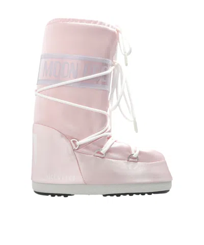 Moon Boot Icon Logo-print Lace-up Boots In Multi