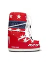 Moon Boot Icon Logo-print Snow Boots In Red